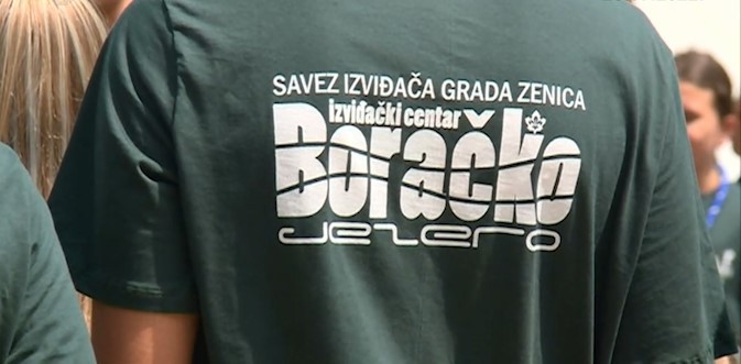 Na Boračkom jezeru 8. interetnički izviđački kamp